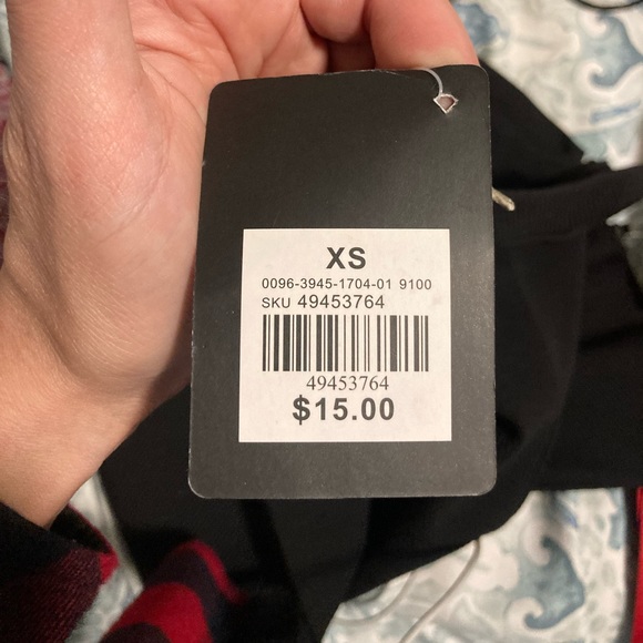 $10 NWT Sirens Mermaid Flare Black Midi Skirt - Picture 3 of 4